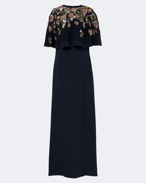Oscar de la Renta Abito Lungo - Blu
