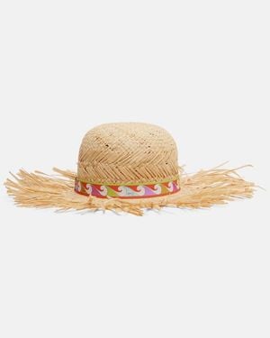 PUCCI Straw Sun Hat - White