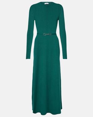 Gabriela Hearst Imagene Wool Midi Dress - Green