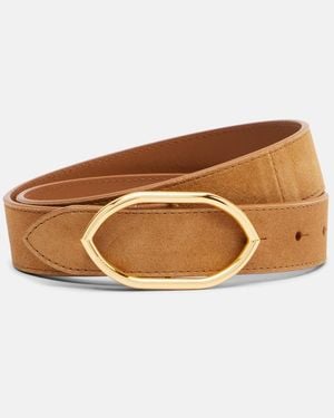 Jacquemus Calisson Suede Belt - Brown