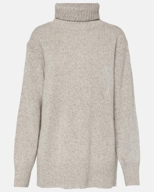 JOSEPH Jersey De Cuello Alto Luxe De Cachemir - Gris
