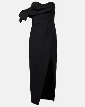 Givenchy Bow-Detail Wool Cocktail Dress - Black