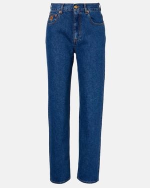 Blazé Milano Paso Mid-Rise Straight Jeans - Blue