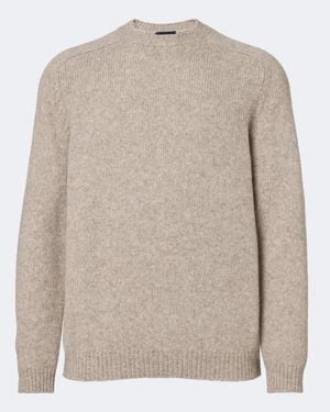 Thom Sweeney Wool And Yak-Blend Jumper - Brown