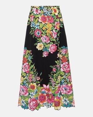 Etro Floral Skirt - White