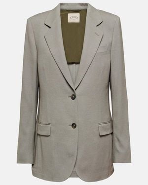 Tod's Single-Breasted Blazer - Grey