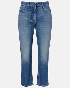 Valentino Jeans Rectos Cropped - Azul