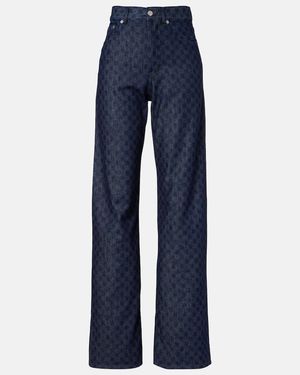 Dries Van Noten Wide-Leg Jeans - Blau
