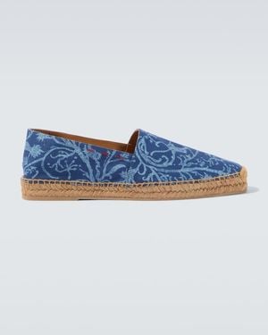 Kiton Bedruckte Espadrilles - Blau
