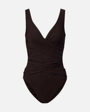 Karla Colletto Smart Swimsuit - Black