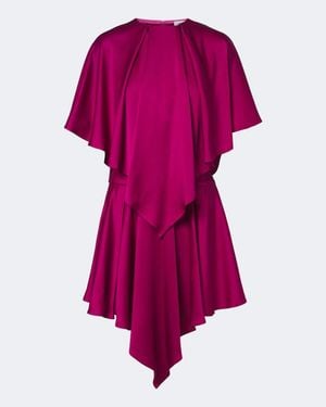 Stella McCartney Minikleid Aus Satin - Lila