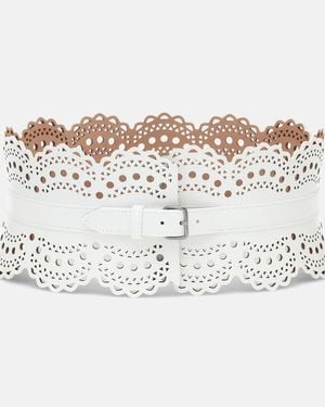 Alaïa Cinturon Corse De Piel - Multicolor