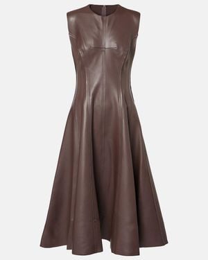 Norma Kamali Grace Midi Dress - Brown
