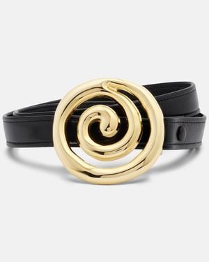 DEHANCHE Guertel Koru Aus Leder - Mettallic