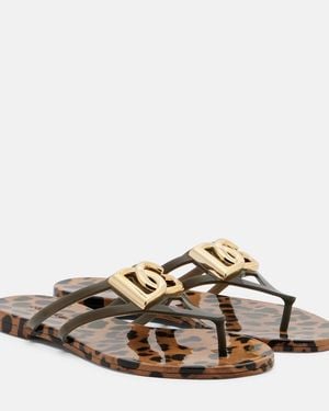 Dolce & Gabbana Sandalen Dg - Braun