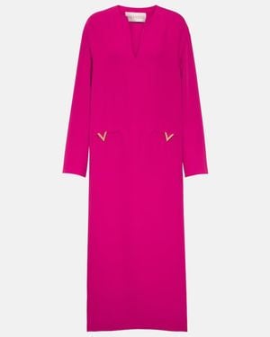 Valentino Vgold Silk Kaftan - Pink