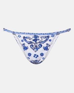 Bananhot Gala Printed Bikini Bottoms - Blue