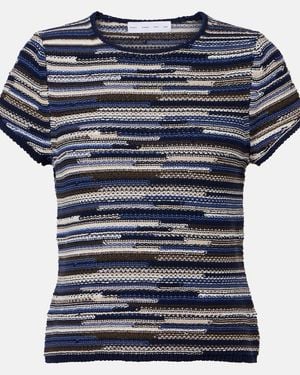 Proenza Schouler Label Veya Knitted T-Shirt - Blue