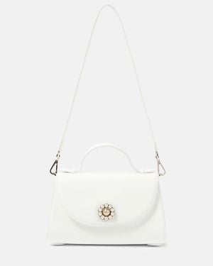 Simone Rocha Schultertasche Valentine Aus Leder - Weiß
