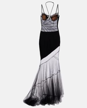 Nensi Dojaka Maxikleid - Schwarz