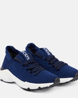 Tod's Knitted Sneakers - Blue