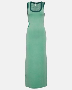 SIR. Salvador Cutout Knitted Maxi Dress - Green