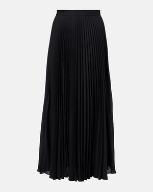 Wardrobe NYC Georgette Maxi Skirt - Black