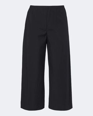 The Row Pantalones Cropped Anchos Cosmo De Lana - Azul