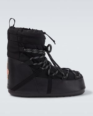 Moncler X Moon Boot Icon Low Snow Boots - Black