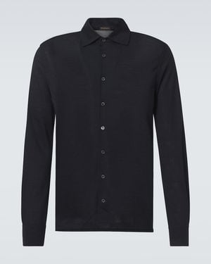 Rubinacci Wool Shirt - Blue