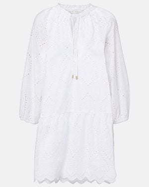 Heidi Klein Rhode Island Broderie Anglaise Minidress - White