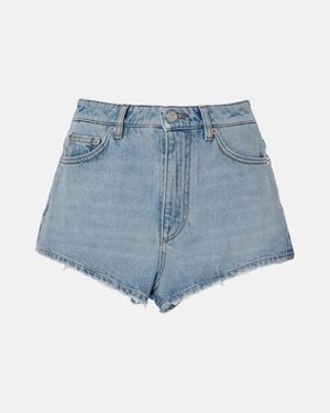 Dolce & Gabbana High-Rise Denim Shorts - Blue