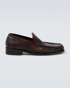 Acne Studios Loafers Aus Leder - Schwarz