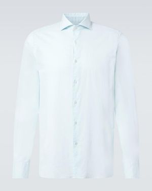 Fedeli Cotton-Blend Shirt - White