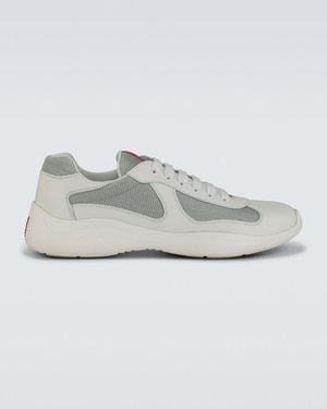 Prada Sneakers America's Cup Mit Leder - Mettallic