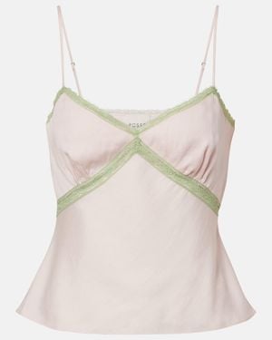Posse Perla Lace-Trimmed Camisole - Natural