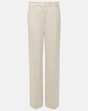 TOTEME Straight Pants - White