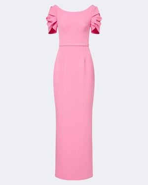 Safiyaa Robe Vanina Aus Crepe - Pink