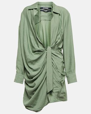 Jacquemus Elegant And Sophisticated Mint Dress - Green