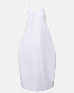 Rohe Cotton Bustier Dress - White