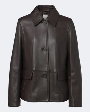 TOTEME Veste En Cuir - Noir