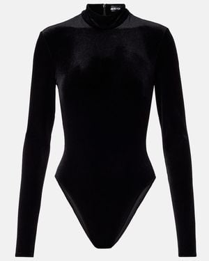 David Koma Body De Velvet - Negro