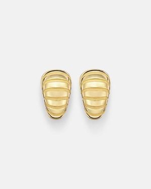 Pamela Zamore Noa Taper 18Kt Earrings - Metallic