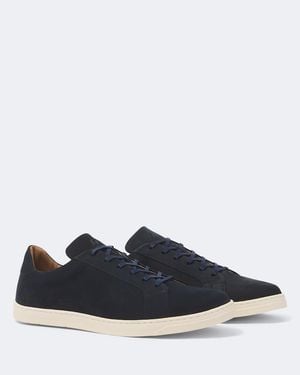 George Cleverley Jack Iii Leather Trainers - Blue