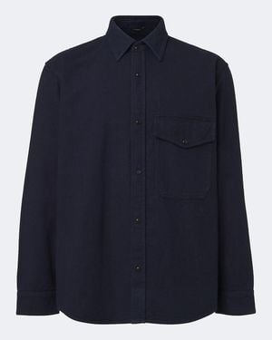 Stone Island Cotton Poplin Shirt - Blue