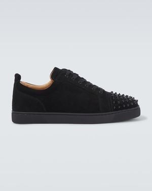 Christian Louboutin Luxury Sneaker With Suede Panels - Black