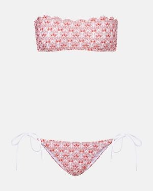 Missoni Bikini Aus Haekelstrick - Pink