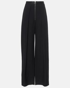 KHAITE Marine Wide-Leg Trousers - Black