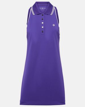 Tory Sport Pique Minidress - Purple