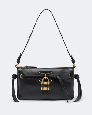 Chloé Paddington Sling Small Leather Shoulder Bag - Black
